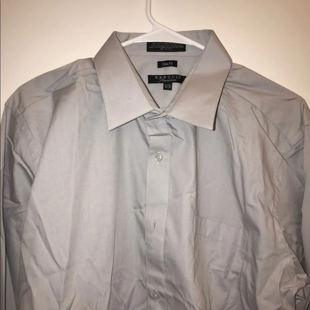 Men’s Dress Shirt, Grey